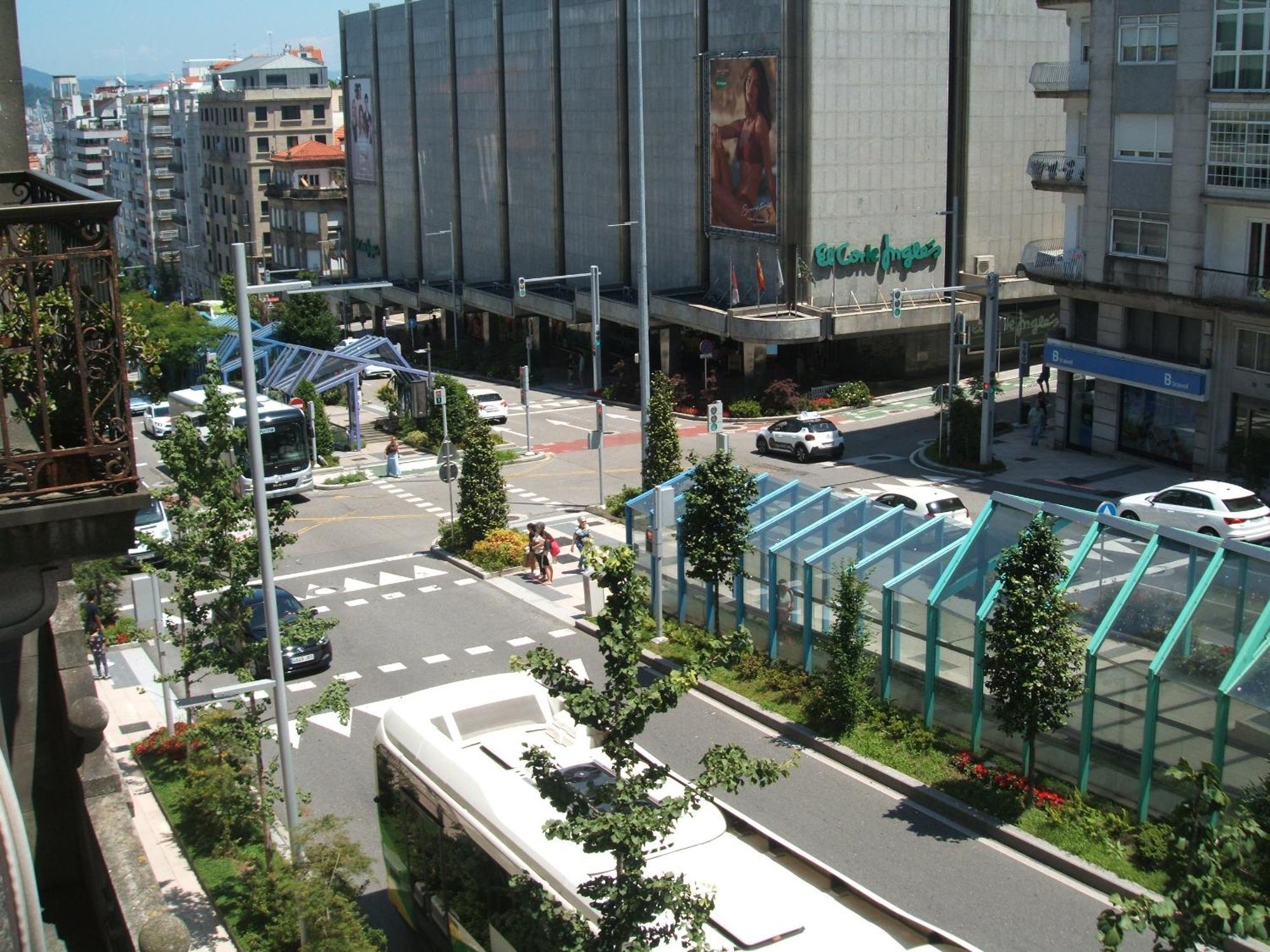 Piso Gran Via Vigo Exterior foto